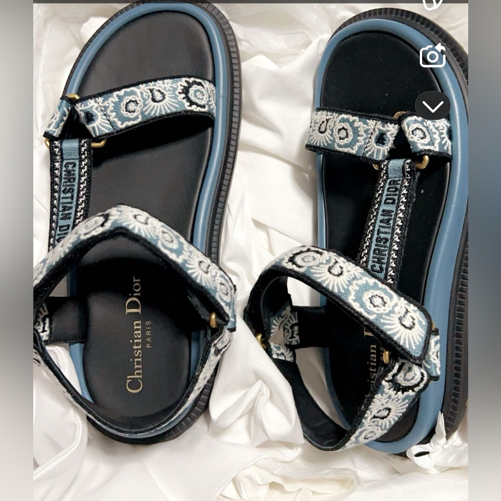 Dior sandal SANDALIA D-WAVE "BUTTERFLY BANDANA"
